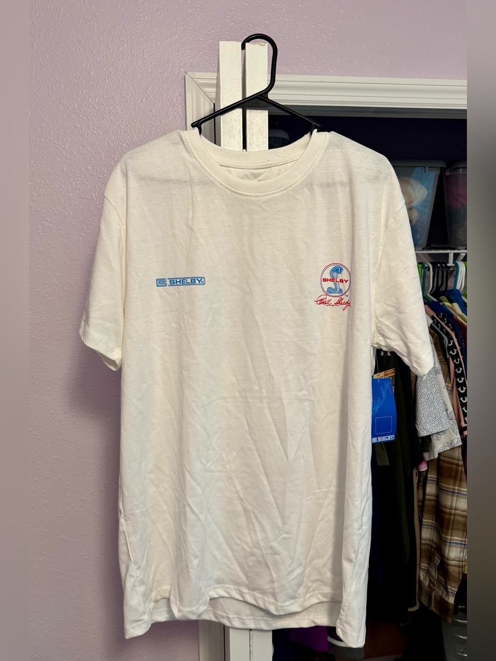 Ford Shelby GT500 “Roadtrip” Men’s Large White Short Sleeve Tshirt. NWT
